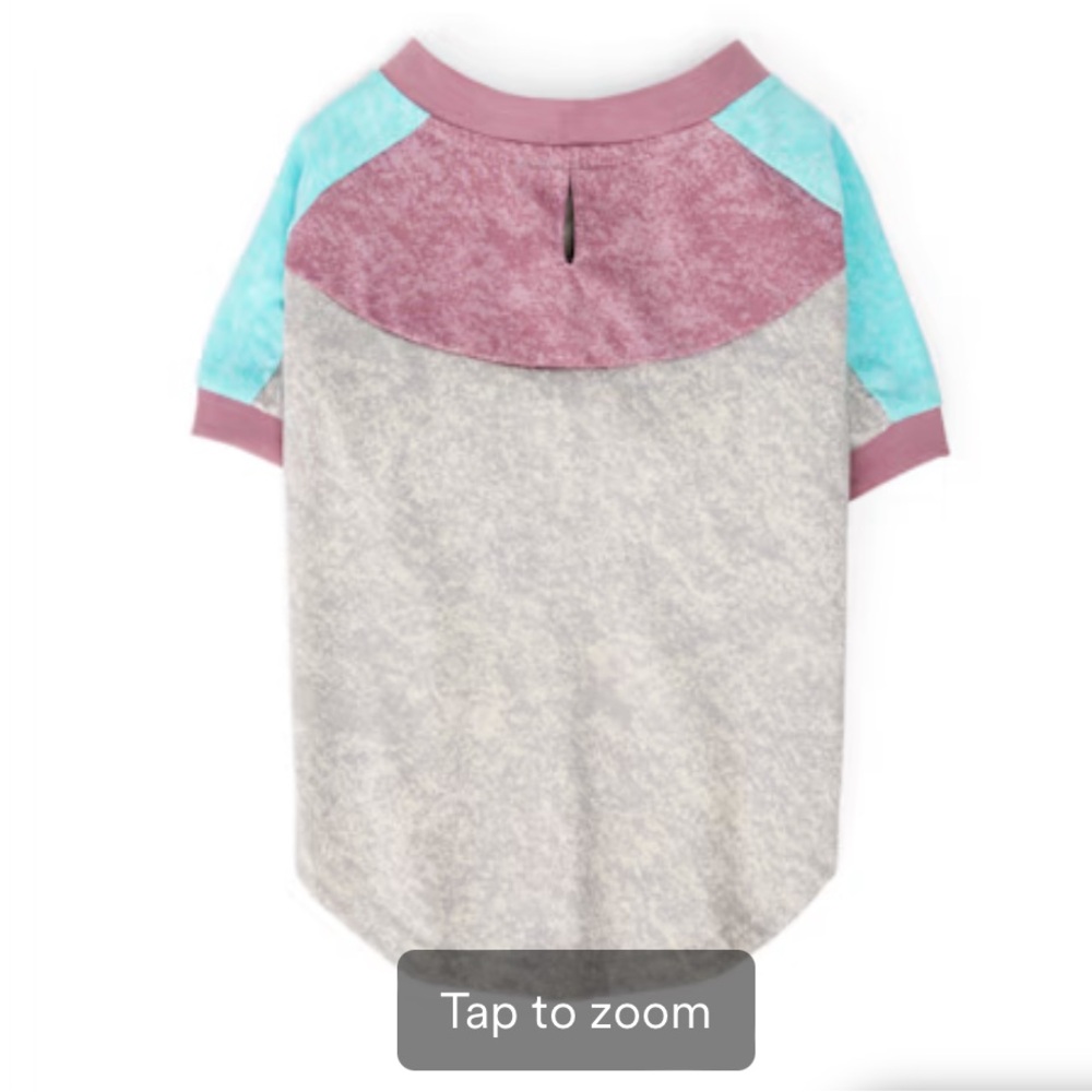 Reddy Grey, Blue & Purple Burnout Dog Tee